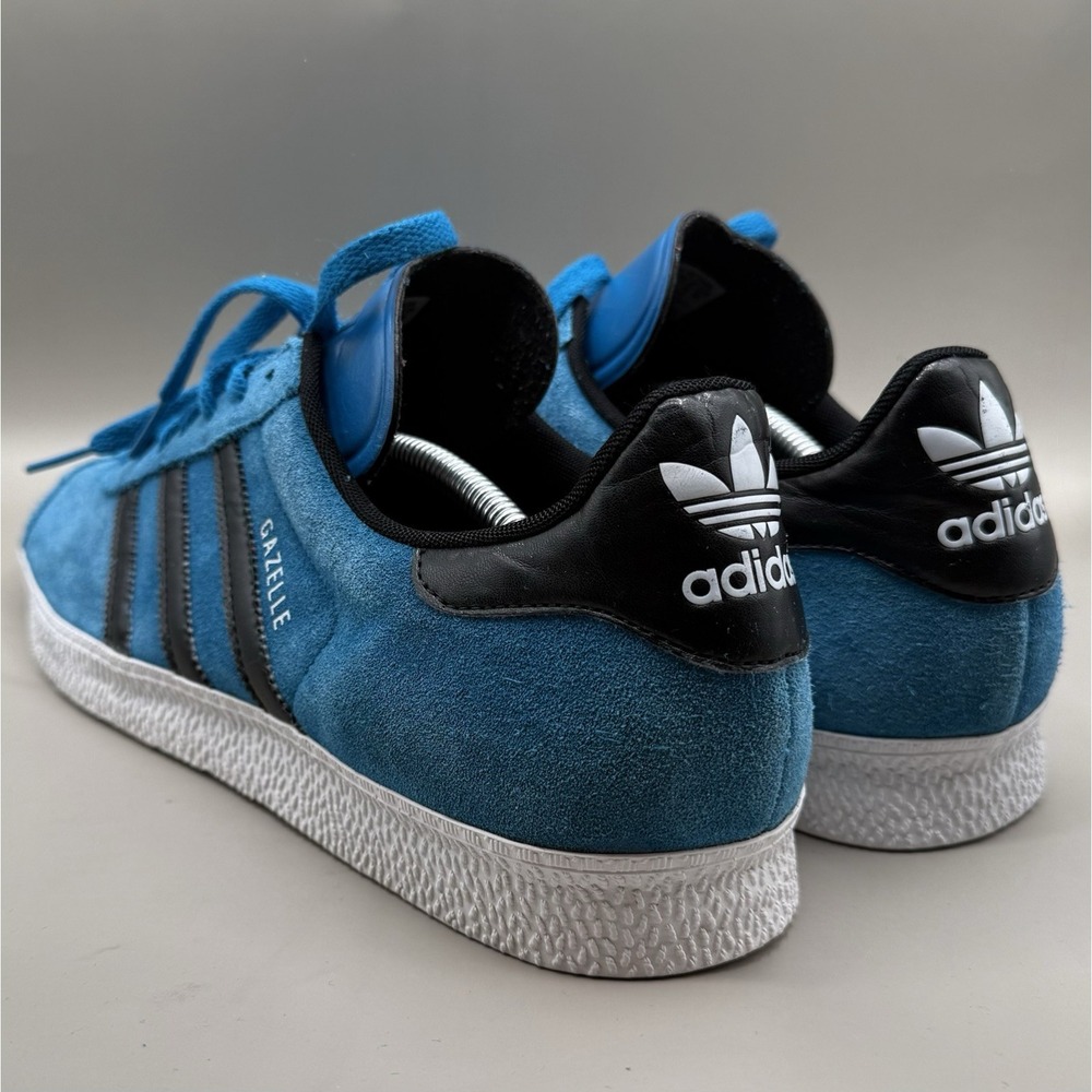 Adidas Gazelle Indoor Blue Black Mens Size 13 2023 Release Casual Shoe Sneaker - Picture 3 of 11